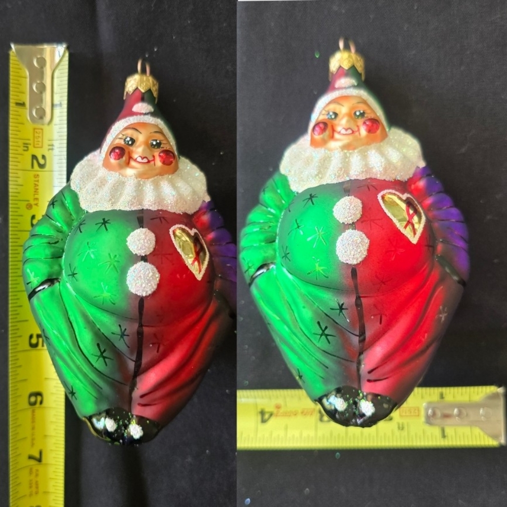 Radko - A Caring Clown hand blown glass ornament Vintage 1997 - Picture 7 of 7